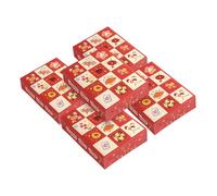 ifundom 5 Pièces Boîte de Loterie Papier DIY pour Tirage Au Sort Nouvel An Boîte Vide Sécurisée pour Billets et Jetons Accessoire Fête et Tombola