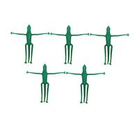 ifundom 5 Pièces Critons d'animaux de Dessin animé Ceinture de Fixation des Plantes décoration de Jardin frontière Ficelle Cravate Animal de Jardinage Cravate de Soutien des Plantes Vert