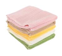 ifundom 5 Pièces Lingettes De Bain Pour Douche Débarbouillette Garçon Fille Serviette De Toilette Garçon Fille Lingettes Anti-salive Mouchoir Carré Articles Puériculture Set