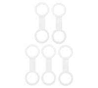 ifundom 5 Pièces Lot de Clips de Fixation Silicone pour Tuba Attache Rapide pour Tube de Plongée Maintien Sécurisé pour Masque de Snorkeling Système de Libération Rapide Accessoires