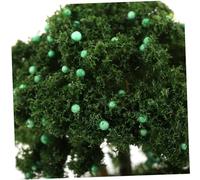 ifundom 5 Pièces Miniature Plastic Apple Trees for Model Railroad Accessories Realistic Micro Landscape Decoration with Moss DIY Craft Table Plants