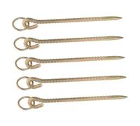 ifundom 5 Pièces Piquet de Fixation pour Animaux Tige Solide Heavy Duty pour Équiper Tentes Animaux de Ferme et Chiens Extérieur pour Camping Activités Plein Air Aux Intempéries