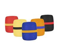 ifundom 5 pièces Protège-microphone Mousse Épaisse Colorée Bonnettes Anti-vent Haute Densité pour Microphones Portatifs Absorbeur de Bruit pour Interviews Concerts et Conférences
