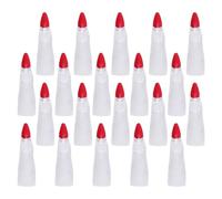 ifundom 50pièces Faux Ongles DIY Halloween Lumineux Blancs Décorations Doigts Accessoires Farces Sorcière Party