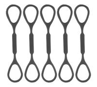 ifundom 5pièces Anneaux Arrêt Silicone pour Trompette Accessoires Flexibles Antidérapants pour Coulisse Petits Bouchons de Tube Noirs Faciles à Utiliser