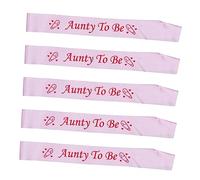 ifundom 5pièces Écharpes De Fête Pour Shower Décoration Événementielle Pour Maman à Venir Sash Pour Créer Une Ambiance Joyeuse Et Mémorable