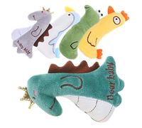 ifundom 5Pièces Peluche pour Incluant Dinosaures Poules Serpents Et Canards pour Jeu Et Stimulation Mentale Félins