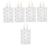 ifundom 5pièces Pochette De Rangement Pour Lingettes Humides Distributeur Suspendu Pour Voiture Support Pratique Pour Essuie-tout Et Lingettes Pour Design à Blancs