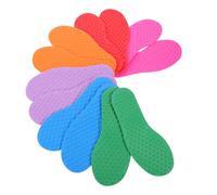 ifundom 6 Paires Marqueurs de Caoutchouc Antidérapants Colorés pour Sol Taches Sensorielles pour École et Jeux Extérieurs Tapis Léger et Portable pour Apprentissage et Activités Physiques