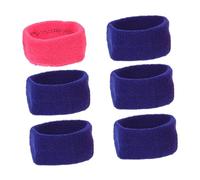 ifundom 6 Pièces Bandeau De Sport Bandeau Résistant à -tête Athlétique Bandeaux De Sport pour Femmes Tiz Bandeaux De Bande De Plein Air Polyester Coton