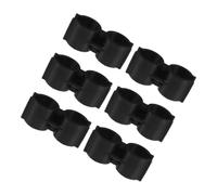 ifundom 6 pièces Clips de Fixation pour Balai et Pelle à Poussière Plastique Robustes Double Attache Stable Connecteurs Doubles pour Tubes de Lot