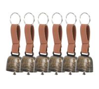 ifundom 6 Pièces Cloche de Signalisation pour Animaux de Compagnie, Cuir