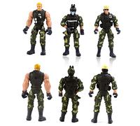 ifundom 6 Pièces Enfant Forces Spéciales Jouet Soldat Modèles Figurines des Forces Spéciales Soldat Action Figure Figurines Jouets Jouets Forces Spéciales Jouets Figurines Jouets pour