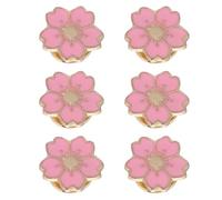 ifundom 6 Pièces Épingle de Revers en Alliage Légère Fleur de Cerisier Rose, Accessoire Élégant et Unique pour Uniforme Scolaire Japonais et Tenue Quotidienne