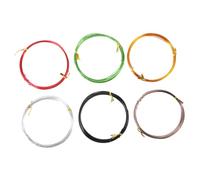 ifundom 6 pièces Fils Aluminium Colorés pour Bonsaï et Jardinage Fil de Formation Souple pour Plantes Grimpantes pour Modelage et Artisanat