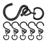 ifundom 6 pièces Lot de Crochets Pivotants Rotatifs pour Pots de Fleurs Suspendus Supports Pratiques pour Jardins Balcons et Décorations Intérieures et Extérieures