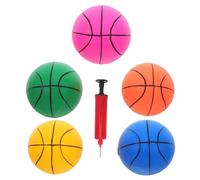 ifundom 6 Pièces Mini Ballons de Basket Gonflables PVC Jouets Basket Souples et Résistants pour Garçon Fille Ballons Rebondissants pour Fête Anniversaire et Entraînement Intérieur