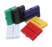 ifundom 6 pièces Mini Breadboards sans Soudure pour Expérimentation Électrique Couleurs Différentes Fixation Sécurisée des Composants pour Petits Circuits et Projets DIY