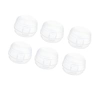 ifundom 6 pièces Protection Boutons Cuisinière Gaz Couvercle Sécurité Garçon Fille Anti-tourne Protection Gaz Four Usage Domestique Blanc