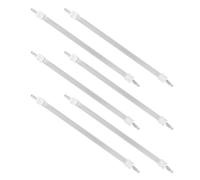 ifundom 6 Pièces Tube Chauffant Électrique Blanc en Quartz | Remplacement de L'élément Chauffant Infrarouge, Élément en Céramique, Usage Maison Bureau, Économie D'énergie