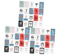 ifundom 60 Pièces Photo carte commémorative cartes mensuelles nouveau-né croissance de bébé cartes d'étape de bébé cartes d'âge pour tout-petits Dessin animé carte de photographie papier