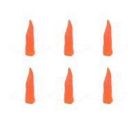 ifundom 6pcs Nez de Carotte en Vinyle Léger pour Déguisement Carnaval et Fête, Design Créatif, Accessoire pour Booster L'ambiance