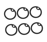 ifundom 6pièces Médaille Identité pour Chien Anneau Silicone Pratique Accessoire pour Animaux De Compagnie Protection Silencieuse Identification