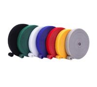 ifundom 7 Pièces Sangles de Plantes Propagation pour Sombre Noir boucler Jardinage Lien Flexible de Jardin Liens en Nylon Cravate en Nylon -câbles de Jardin Cites de câble en Nylon