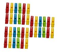 ifundom 75pièces Flûtes Pan Cylindriques Colorées Jouets Musicaux Pour Garçon Fille Couleurs Aléatoires