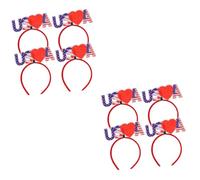 ifundom 8 Pièces bandeau du jour de l'indépendance bandeau décoratif de maquillage decoration noel décoration de noel cerceaux de tête décoratifs coiffe de fête de l'indépendance