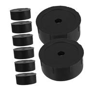 ifundom 8 Pièces Bouchons de Remplacement pour DIY Bouchons Plastique Noir pour Tubes Accessoires Faciles à Installer pour Réparation et Stabilité du Griffoir