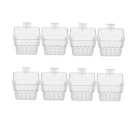 ifundom 8 Pièces Hydroponic Plant Holder Baskets for Aquarium Hanging Transparent Aquatic Plant Pots with Hooks Water Hydroponic Planter Cups for Fish Tank Cultivation and Decoration