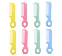 ifundom 8 pièces Peigne Garçon Fille Plastique Doux pour Chevelu Sensible Brosse Coiffante Légère et Ergonomique Garçon Fille Soin Sécurisé et Voyage