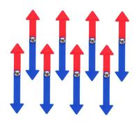 ifundom 8 pièces Set de Aiguilles Horloge Plastique Rotatives pour Garçon Fille Éducatif Apprentissage de Heure Accessoires Mobiles pour Montrer Heure pour Garçons et Filles