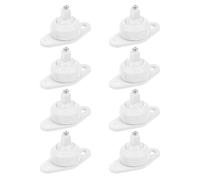 ifundom 8 Pièces Support Mural pour Alarme de Porte en Plastique et Métal | Usage Intérieur Domestique, Positionnement Précis, Stabilité Renforcée, Compatibilité Étendue, pour Capteur Pir