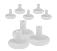 ifundom 8 Pièces Tee-Shirt en Caoutchouc De Golf T-Shirts De Golf White TPR