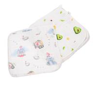 ifundom 8pcs Lingettes en Coton pour Bébé, Serviettes D'allaitement Douces, Lavables Séchage Rapide, Visage et L'alimentation Plusieurs styles