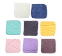 ifundom 8pièces Lingettes pour Garçon Fille Flanelle Douce pour Visage et Bain Carrées et Pratiques Lavables Machine Style Aléatoire