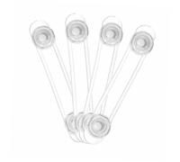 ifundom 8pièces Verrous de Sécurité pour Garçon Fille Lot de Transparents Ceintures Multi-usages pour Armoires et Réfrigérateurs