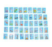 ifundom 90 pièces Cartes Flash Thaï pour Tout-Petits Apprentissage Vocabulaire Double Face Éducatives pour Garçon Fille Préscolaires
