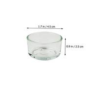 ifundom 9pièces Gamelle Chauffante pour Colibris Et Reptiles Distributeur De Nourriture pour Lézards Et Tortues Bac à Eau Verre pour Animaux Intérieur