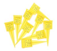 ifundom 9pièces Pluviomètre Extérieur Plastique à Large Ouverture pour Mesure des Précipitations De Jardin Et Pelouse