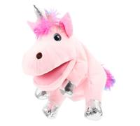 ifundom à Main Licorne Peluche Éducative Interactif pour Garçon Fille pour Décoratif et Rose