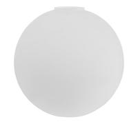 ifundom Abat-jour pour lampes de table en verre blanc dépoli, construction à double ouverture avec bord plat, forme sphérique, stable et sécurisée, pour chambre et espace domestique