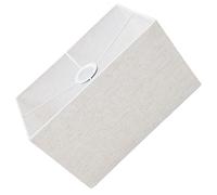ifundom Abat-jour Rectangulaire Toile de Lin Couvre-lampe Décoratif pour Lampe de Table Diffuseur de Lumière Doux pour Salon et Chambre