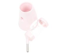 ifundom Abreuvoir Vertical pour Hamster et Chinchilla Biberon Anti-Fuite en Plastique Transparent Distributeur d'eau Quotidien Support Stable Accessoire pour Cage Petits Animaux