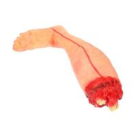 ifundom Accessoire Halloween Effrayant Fausse Jambe Cassée en Vinyle Grosse Taille Décorations Réalistes pour Maison Hantée Fête D’Horreur Scène Gore