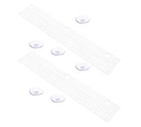 ifundom Accessoire Peigne à Poisson 2pcs en Abs avec Ventouses, Séparateur Aquarium pour Poissons, Évite Le Débordement, Facile à Retirer, Adapté à Divers Aquariums