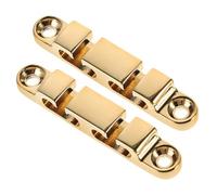 ifundom Accessoires pour Basse Électrique 2pcs en Métal Or avec Vis de Montage, Guide-cordes Élégant pour 6 Cordes, Optimise la Transmission Tonale et Réduit L'usure des Cordes