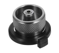 ifundom Adaptateur de Cartouche Gaz Rond Alliage Connecteur Stable et Sécurisé pour Camping et Randonnée Convertisseur de Réservoir Polyvalent